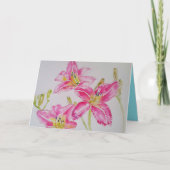 Waterverf Birthday Kaart (Voorkant)