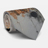 Waterverf Bison Buffalo Animal Natuur Stropdas (Opgerold)