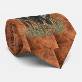 Waterverf Bison Buffalo Animal Natuur Stropdas
