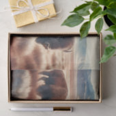 Waterverf Bison op de Plains Decoupage Tissuepapier (Geschenk)