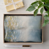 Waterverf Bison White Wildflower Decoupage Tissuepapier (Geschenk)