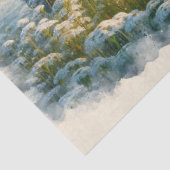 Waterverf Bison White Wildflower Decoupage Tissuepapier (Detail)