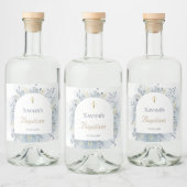 waterverf blaasjes likeurfles etiket (Flessen)