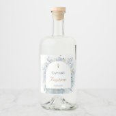 waterverf blaasjes likeurfles etiket (Voorkant)