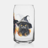 Waterverf Black Cat Trio Blikvorm Glas (Achterkant)