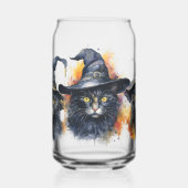 Waterverf Black Cat Trio Blikvorm Glas (Links)