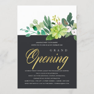 WATERVERF BLACK FOLIAGE GRAND OPENING CEREMONY KAART