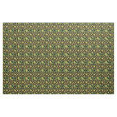 Waterverf Black Lemon Fruit Pattern Stof (Fat Quarter)