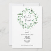 Waterverf Black Olive Wreate Kaart (Voorkant)