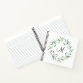 Waterverf Black Olive Wreate Notitieboek (Binnen)