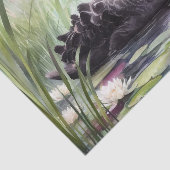 Waterverf Black Swan Decoupage Craft Tissuepapier (Detail)