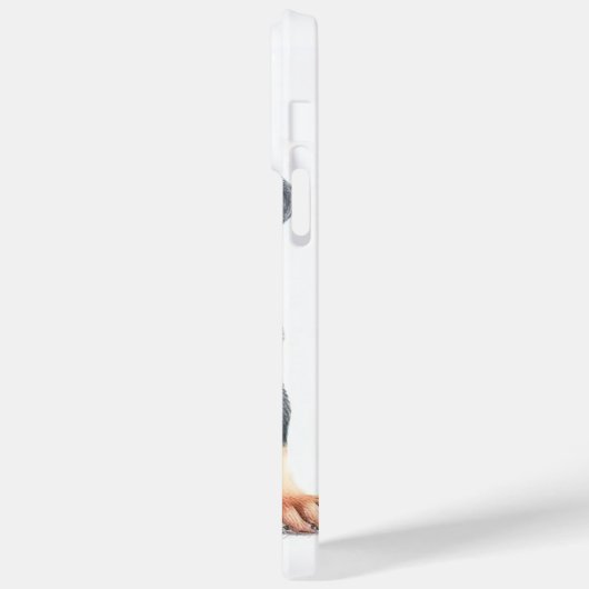 WATERVERF BLACK TAN ROTWEILLER PUPPY DOG Case-Mate iPhone CASE (Achterkant / Links)