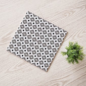 Waterverf Black White en Grey Diamonds Tegeltje