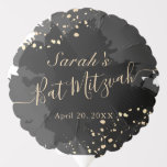Waterverf Black x Gold Bat Mitzvah Balloon Ballon<br><div class="desc">Deze witte vleermuis met mitzvah ballon is voorzien van een witte achtergrond met zwarte penseelstreken in waterverf en faux gouden splatters. Pas het aan uw behoeften aan. Je kunt meer overeenkomende producten vinden in mijn winkel.</div>