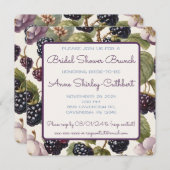 Waterverf Blackberry's & Bloemen Plein Kaart (Voorkant / Achterkant)