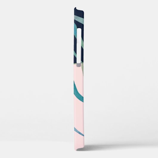 Waterverf blad, abstracte natuur print. Case-Mate iPhone case (Achterkant / Links)