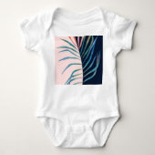 Waterverf blad, abstracte natuur print. romper (Voorkant)