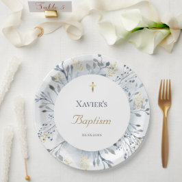 waterverf blad Baptism Papieren Bordje