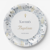 waterverf blad Baptism Papieren Bordje (Voorkant)