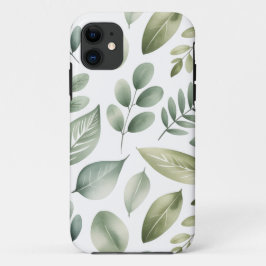 Waterverf Blad Patroon Case-Mate iPhone Case