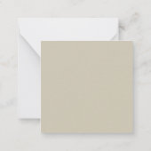 Waterverf bladblad bruiloft notitiekaartje (Achterkant)