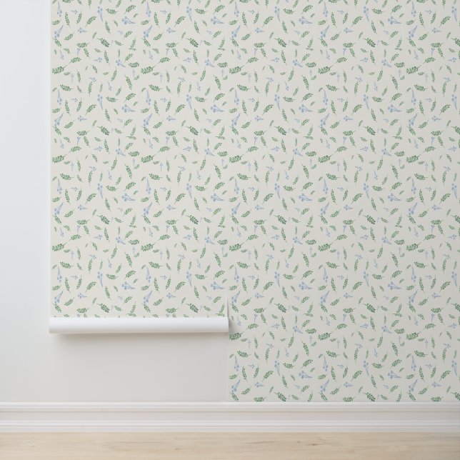 Waterverf bladeren en bessen behang (Applicatie)