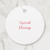 Waterverf bladeren en bessen Wreater Bedankjes Labels (Achterkant)