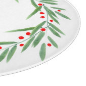 Waterverf bladeren en bessen Wreater Snijplank (Hoek)