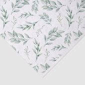 waterverf bladeren en groen tissuepapier (Detail)