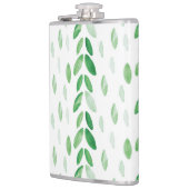 waterverf bladeren heupfles (Links)