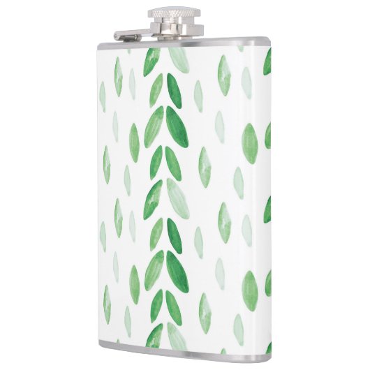 waterverf bladeren heupfles (Links)