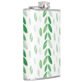 waterverf bladeren heupfles (Rechts)