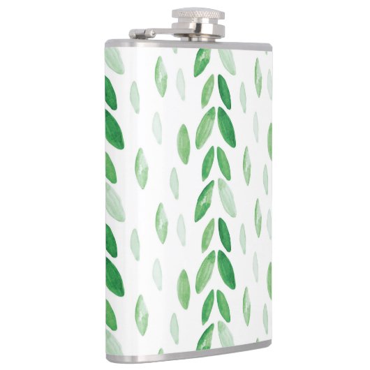 waterverf bladeren heupfles (Rechts)