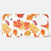 Waterverf bladeren, natuurlijk naadloos patroon. Case-Mate iPhone case (Achterkant (horizontaal))