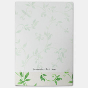 Waterverf bladeren patroon post-it® notes