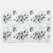 Waterverf bladeren theedoek (Horizontaal)