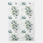 Waterverf bladeren theedoek (Verticaal)