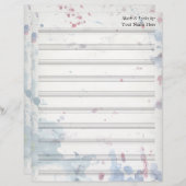 Waterverf Blanco blad muziek 10-inch (Voorkant / Achterkant)