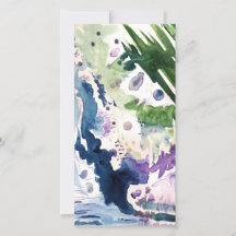 Waterverf blanco kaart