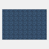 Waterverf blauw Abstract Inpakpapier Vel (Voorkant)