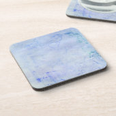 Waterverf blauw bier onderzetter (Linkerzijde)