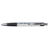 Waterverf Blauw Bloemboeket-Bruiloft- Pen (Achterkant)