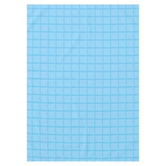 Waterverf Blauw blok Tafelkleed (Voorkant)