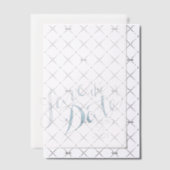 Waterverf Blauw De datumoverlay opslaan Vellum Uitnodigingen (Offset (Uitnodiging))