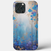 Waterverf, blauw en lavendelbos Case-Mate iPhone case (Achterkant)
