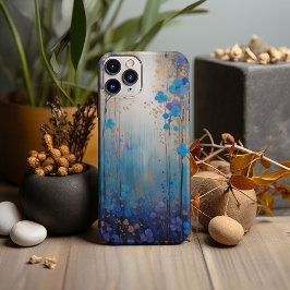 Waterverf, blauw en lavendelbos Case-Mate iPhone case