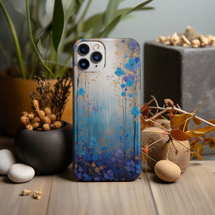 Waterverf, blauw en lavendelbos Case-Mate iPhone case