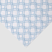 Waterverf blauw en marinelint tissuepapier (Detail)