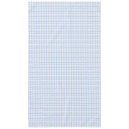 Waterverf Blauw en Wit Gingham Wedding Tafelkleed (Voorkant)