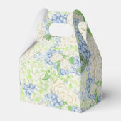 Waterverf Blauw en Wit Hydrangea Crest Bedankdoosjes (Voorkant Zijde)